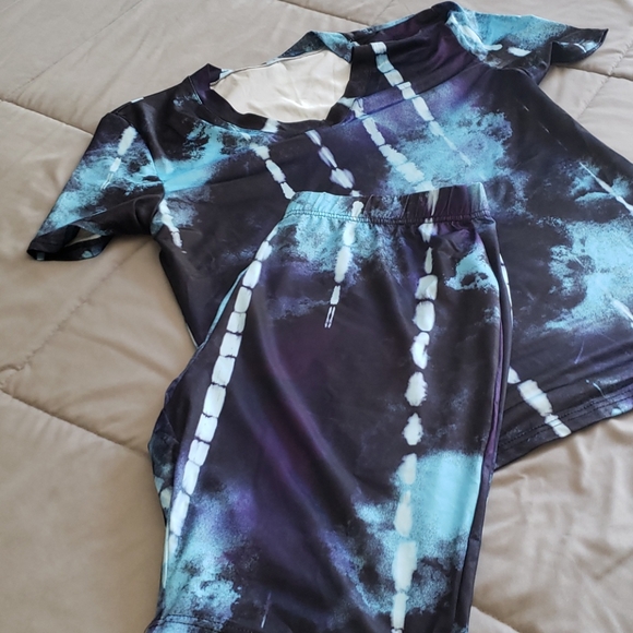 Other - Biker Short Short Set